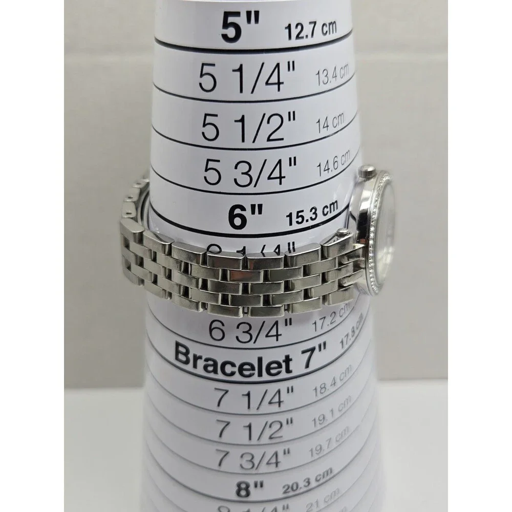 Michael Kors Mini Darci MK3294 Womens Silver Crystal Bezel 26mm New Battery